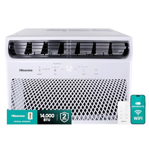 Window AC Hisense 14000 BTU Quiet Smart WiFi