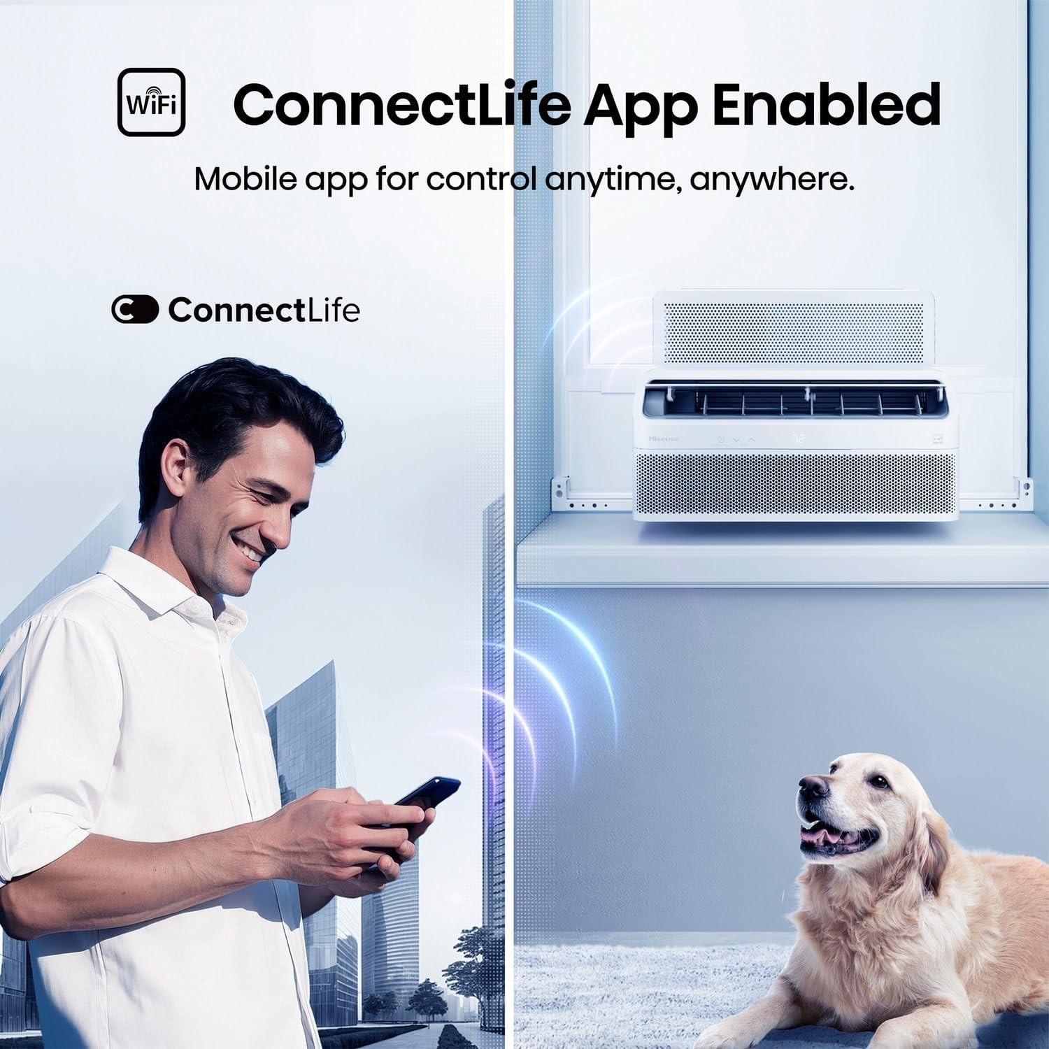 8000 BTU Inverter Window Air Conditioner Unit, WiFi Smart App Control, Energy…