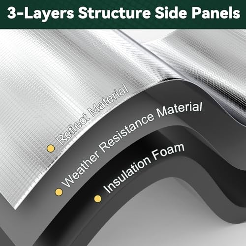 4 Pcs Window Air Conditioner Insulation Foam Panels, 17 x 9 x 1 Inch AC