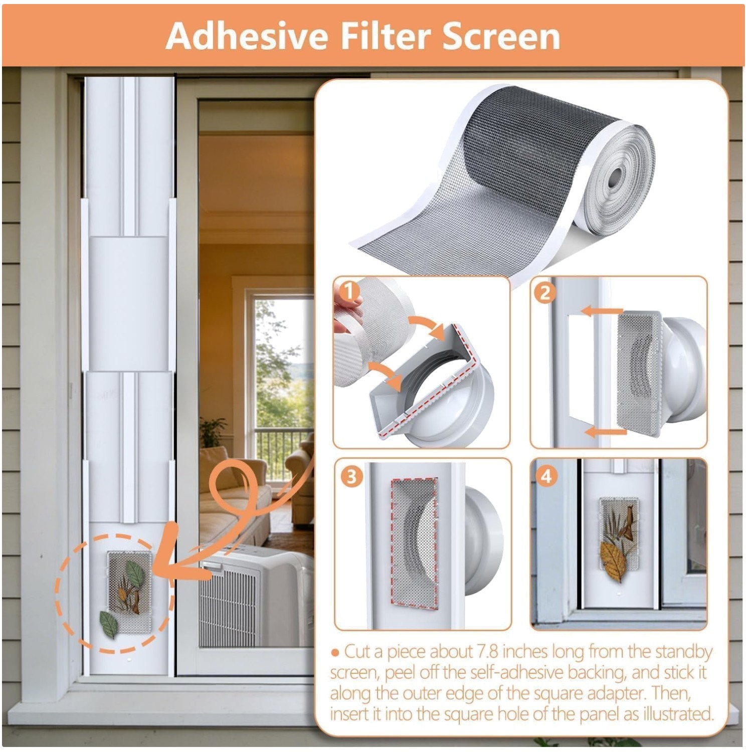 Portable AC Vent Kit with Extendable Hose – Energy Efficient