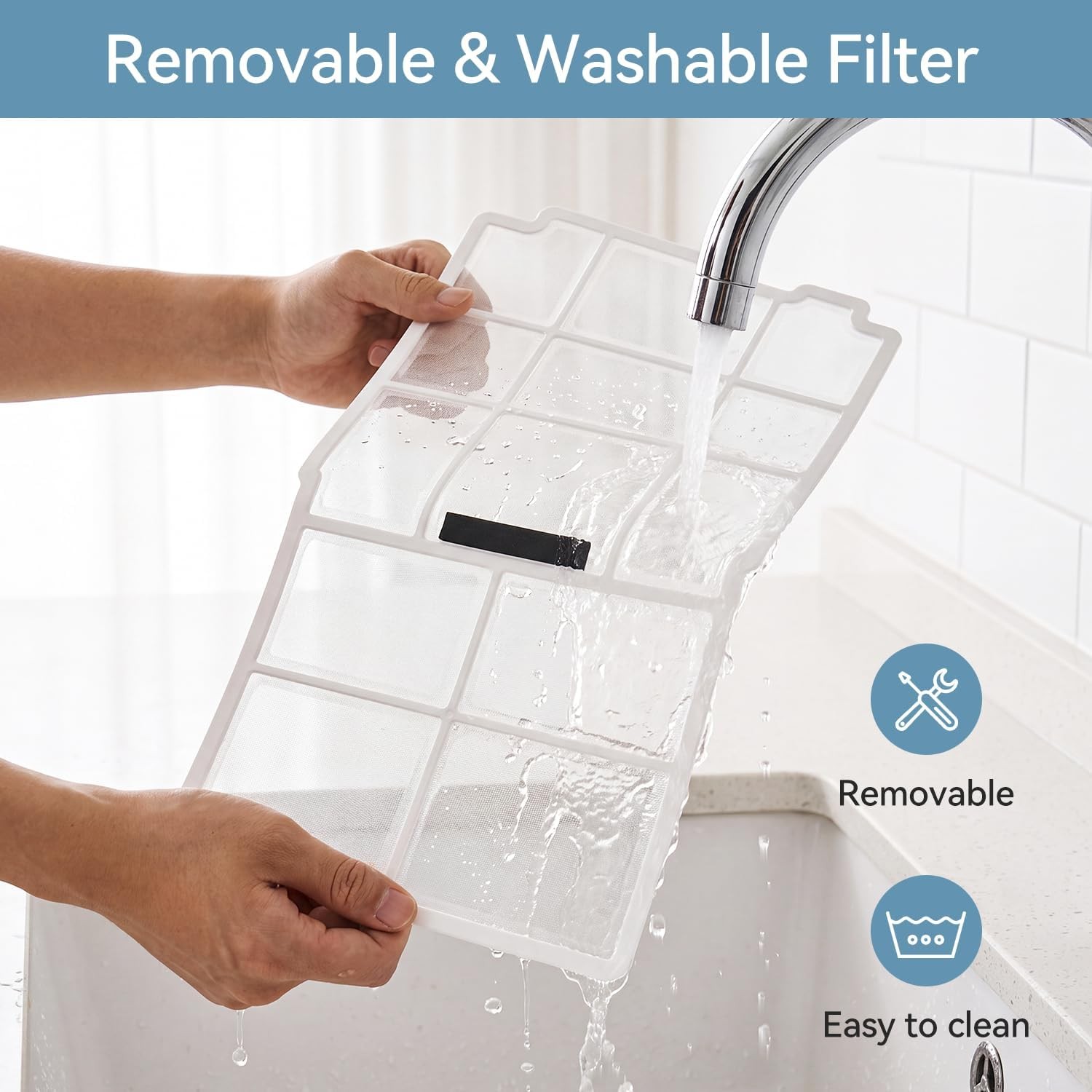 10000BTU /12000BTU U-shaped 6-in-1 Window Air Conditioner Cools up to 450 sq.ft