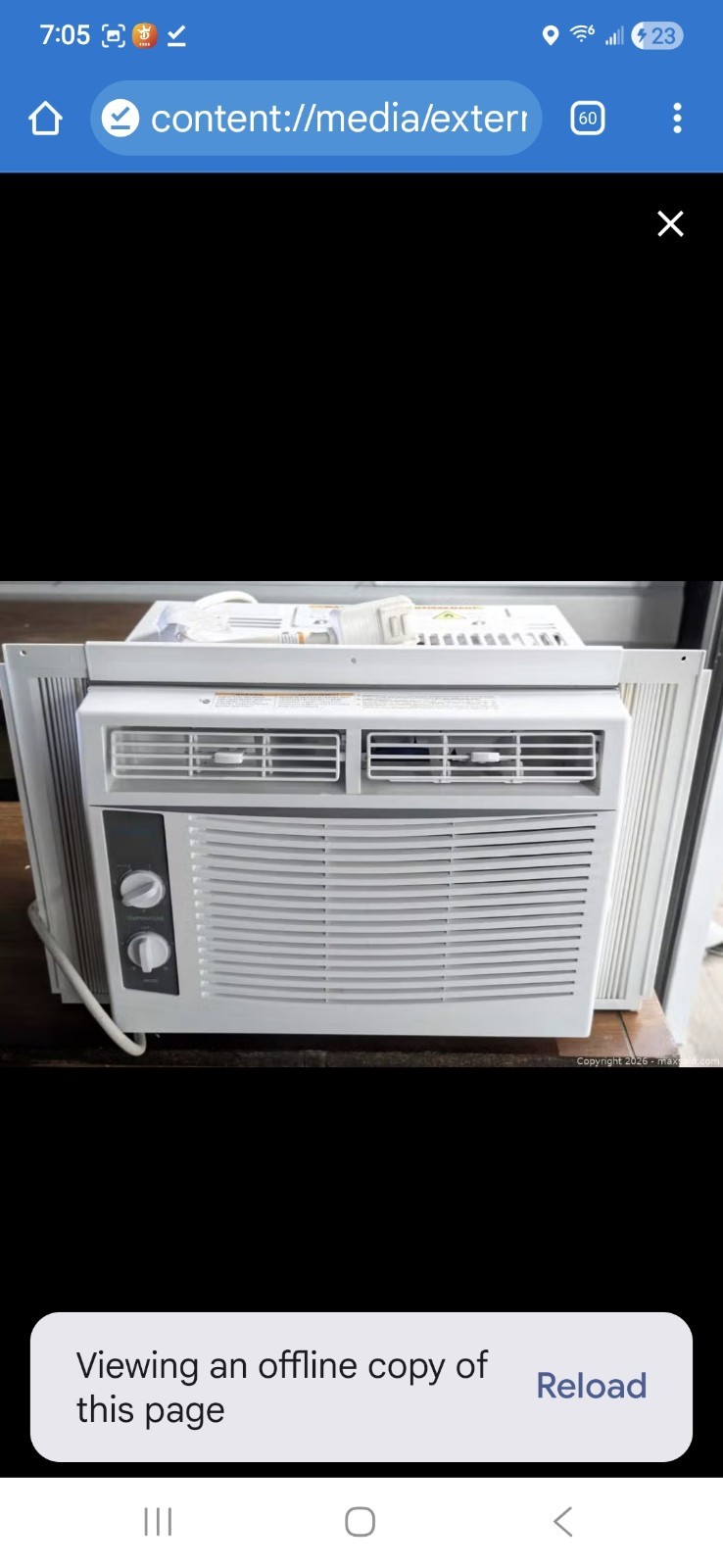 Cool-Living 5000 BTU Air Conditioner – CLW-15C1A-G09AC