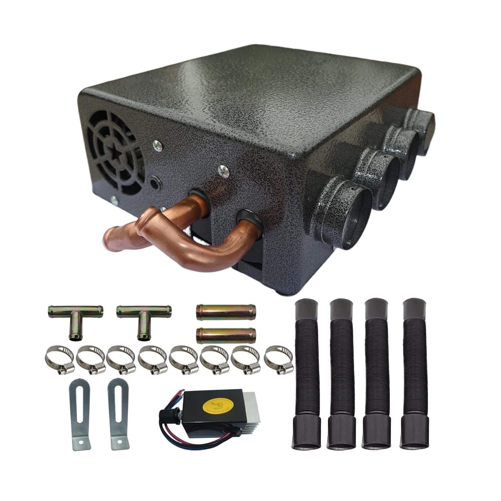 XuSha 8000 BTU 4 Ports 12 Volt Universal Car Truck Fan Heater Air Heater Dies…