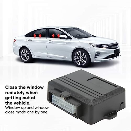 Universal 4-Door Auto Window Closer Module with Anti-Pinch – 12V DC Smart