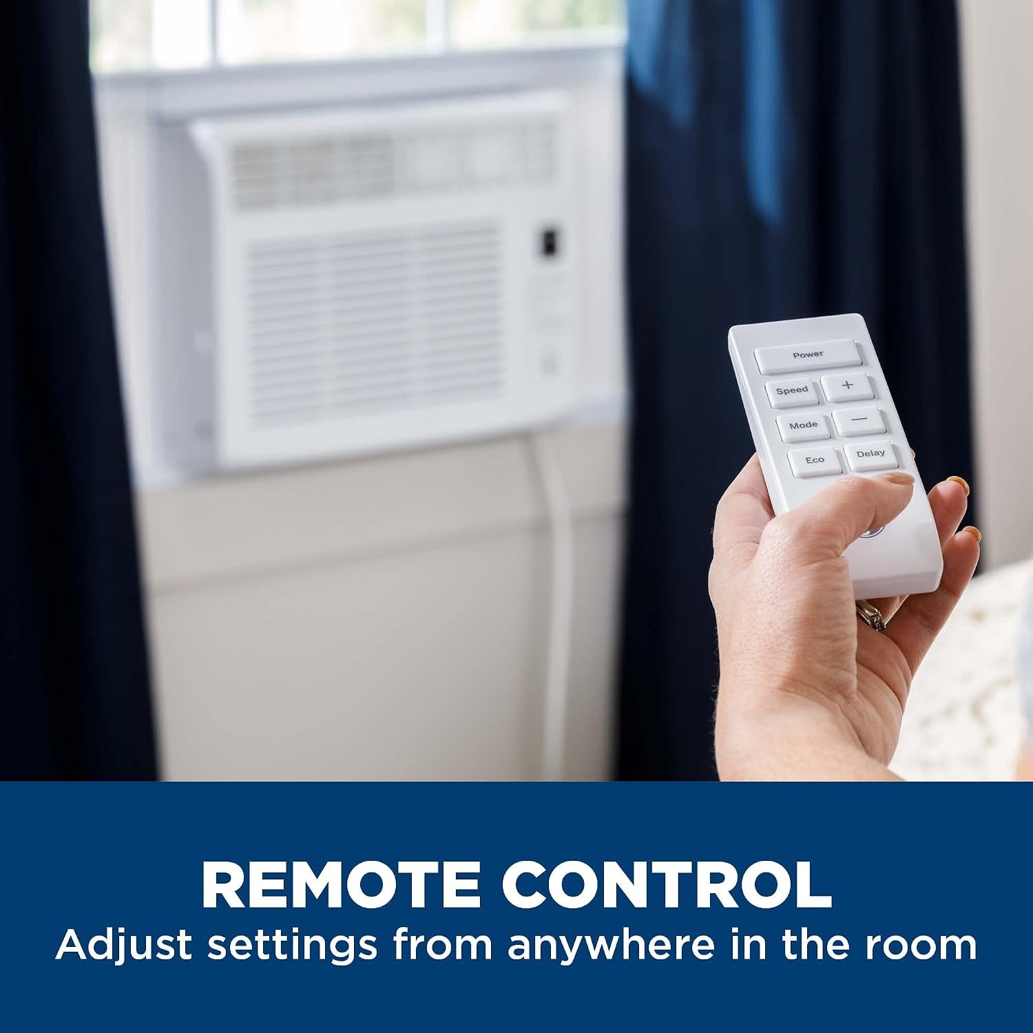 Electronic Window Air Conditioner 6000 BTU Efficient Cooling Smaller Areas Like