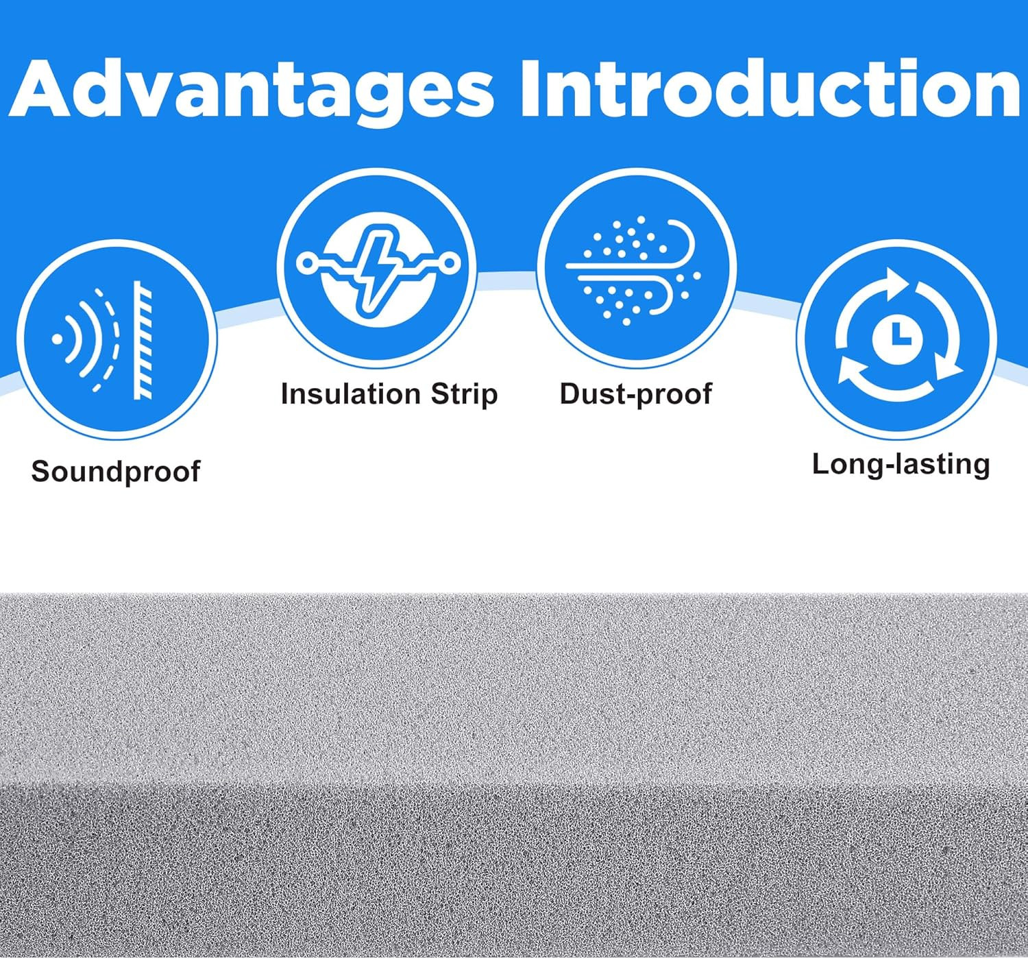6 Pcs Foam Air Conditioner Weatherseal Tape-1” X 1” X 6.5Ft Air Conditioner Fo