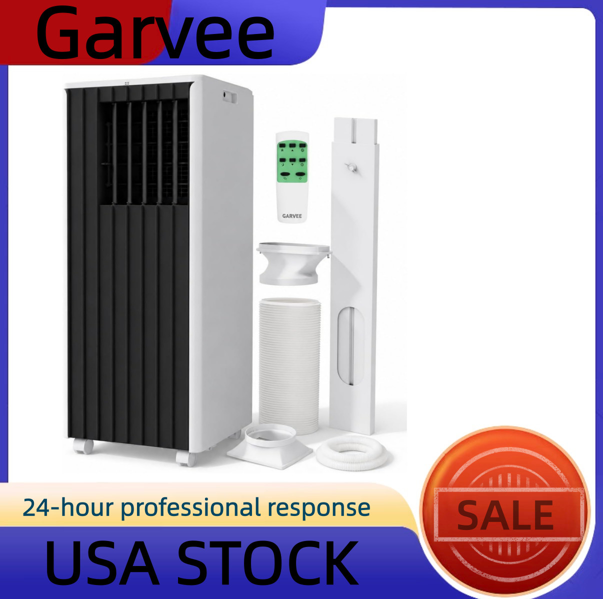 ✅8000 BTU Portable Air Conditioners, 3-in-1 Cools Large Rooms, Quiet AC with Fan