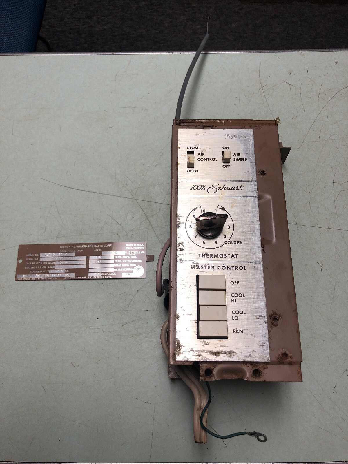 Gibson Air Condition Control Panel for Model L7250-1KSA 30 Day WTY