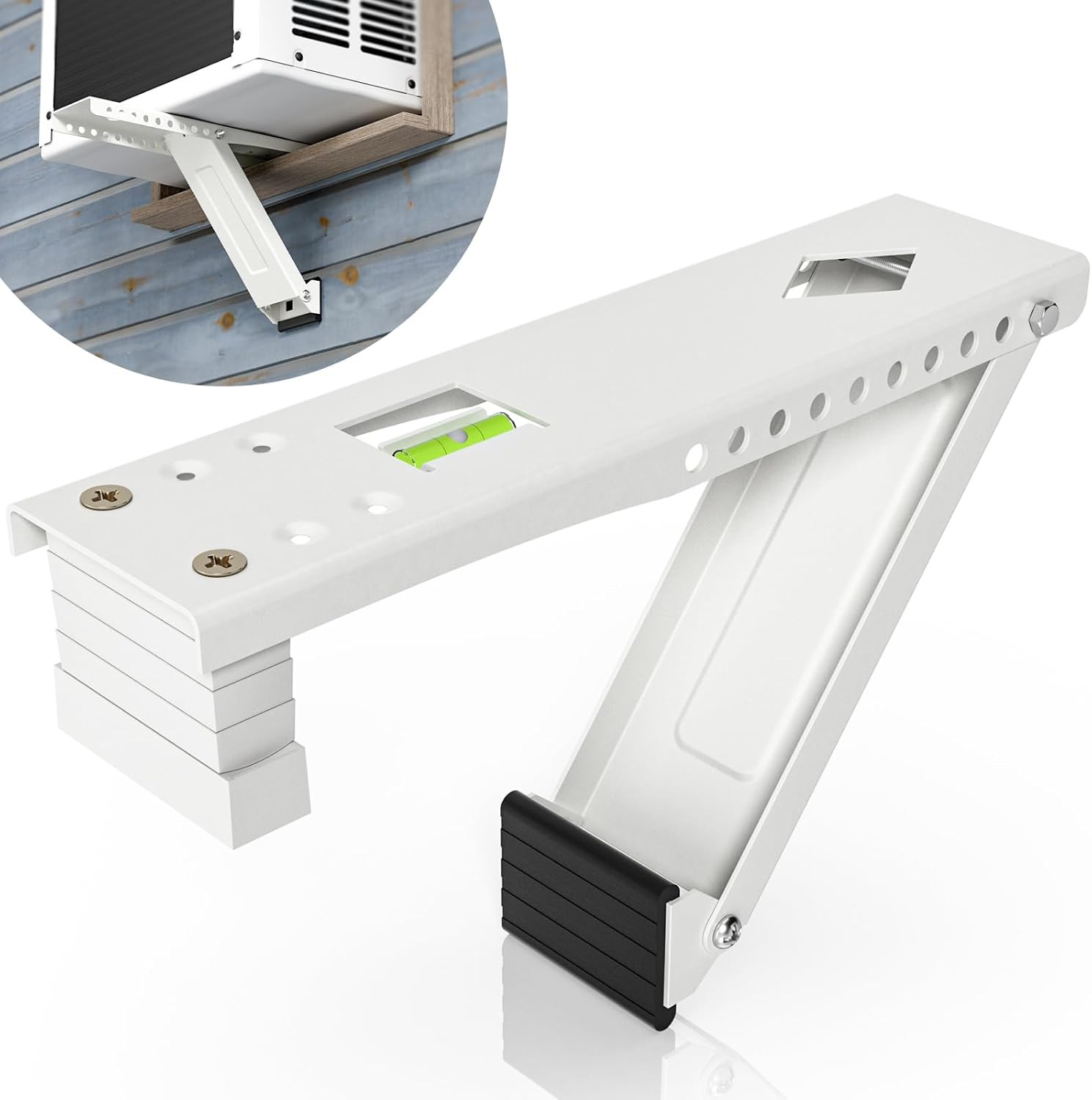 Window AC Bracket, Air Conditioner Support Bracket | up to 85 Lbs, Heavy Steel,