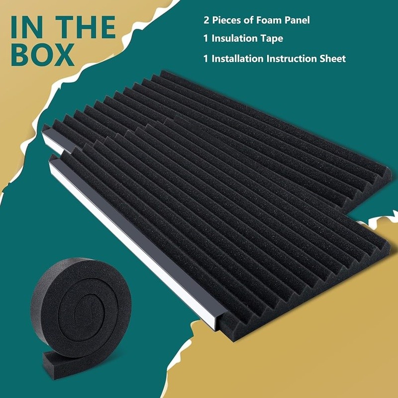 AC Window Foam Panel Insulation Kit Noise Reduction Seal 5000-22000BTU Units New