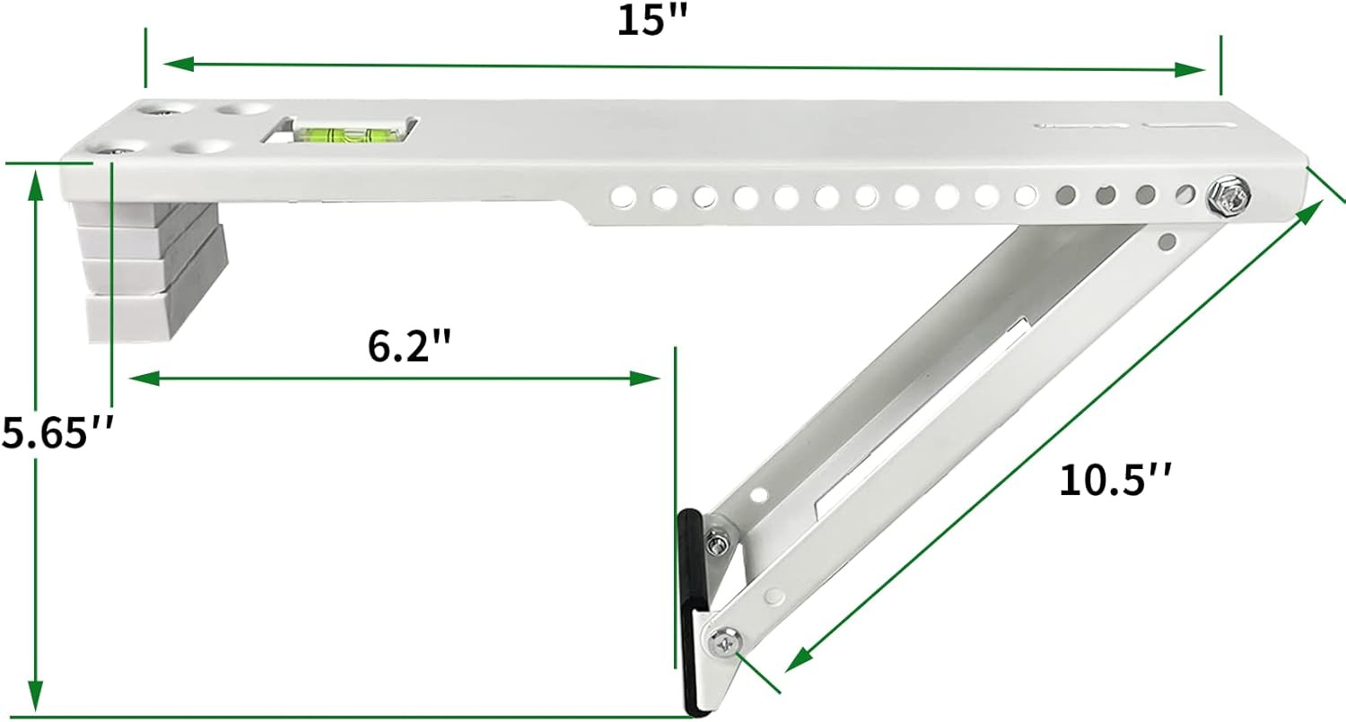 Window Air Conditioner Mounting Support Bracket, Universal AC Unit Window Stand