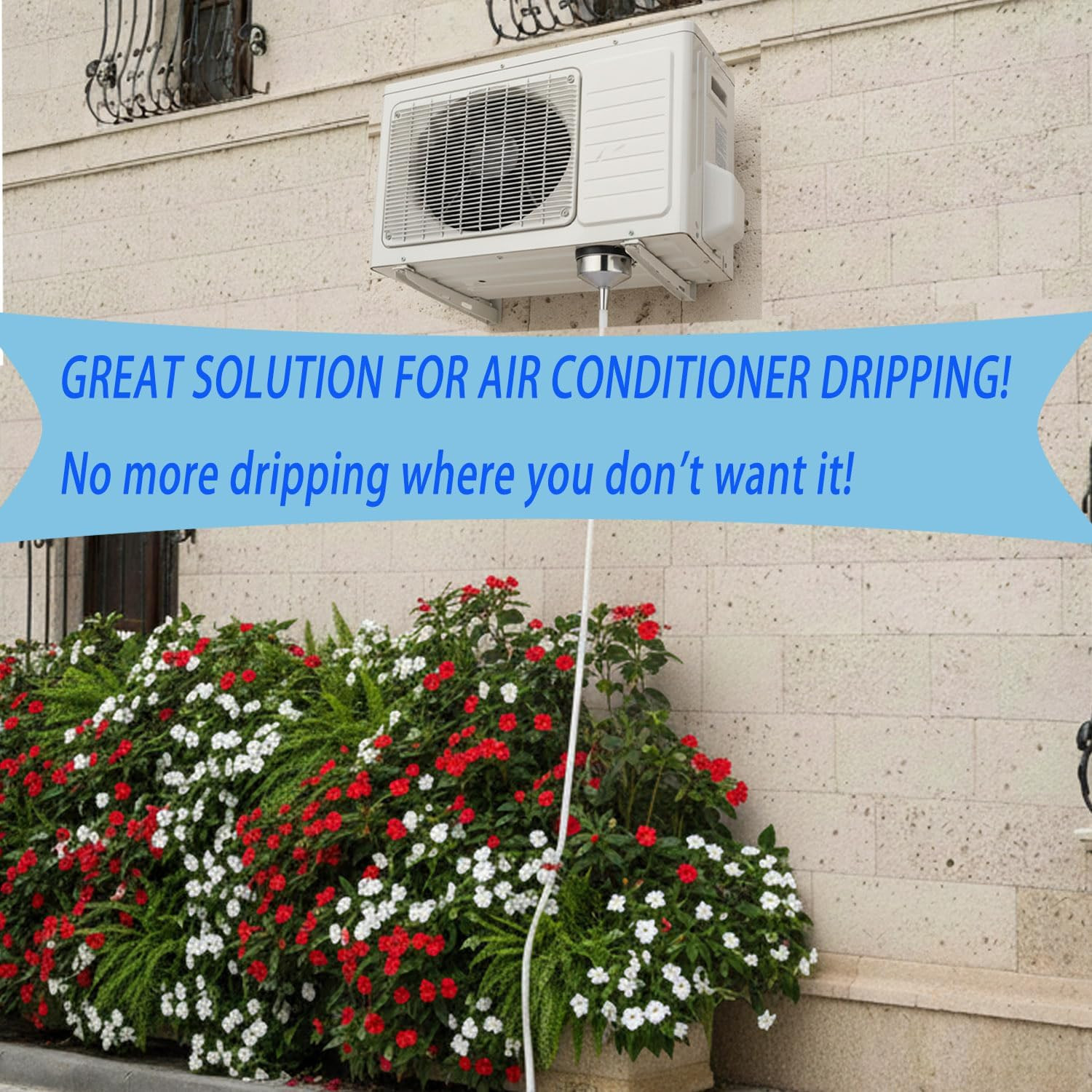 6Ft Magnetic Window Air Conditioner Drain Kit Universal Portable Air