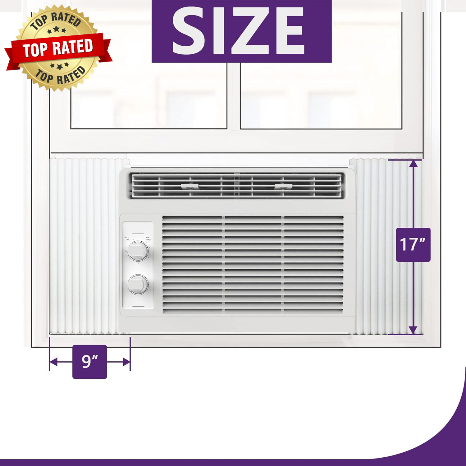 Window Air Conditioner Foam Insulation Panels,Window AC Side Panel Kit,Summer an