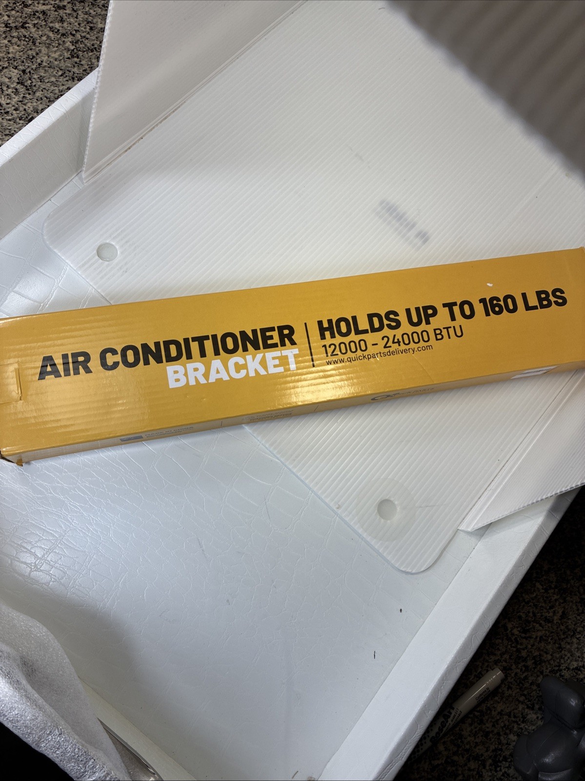 AC-Safe Universal Heavy-Duty Air Conditioner Support Bracket 160 LBS Capacity