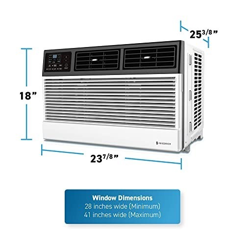 Friedrich 18,000 BTU Window Heat & Cool Air Conditioner CEW18B33B Wi-Fi 230V