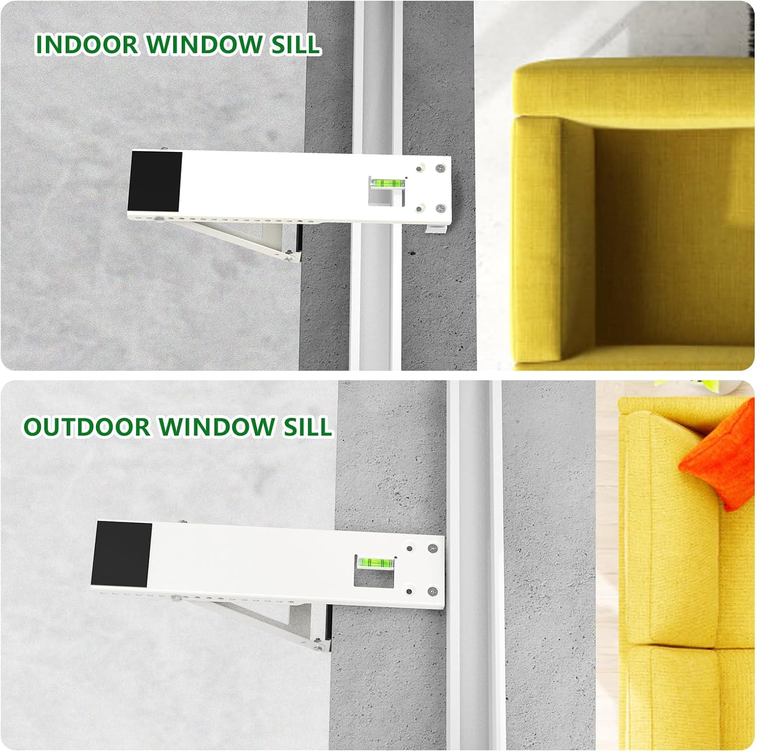 Window Air Conditioner Support Bracket,Universal AC Support Bracket Heavy Duty,