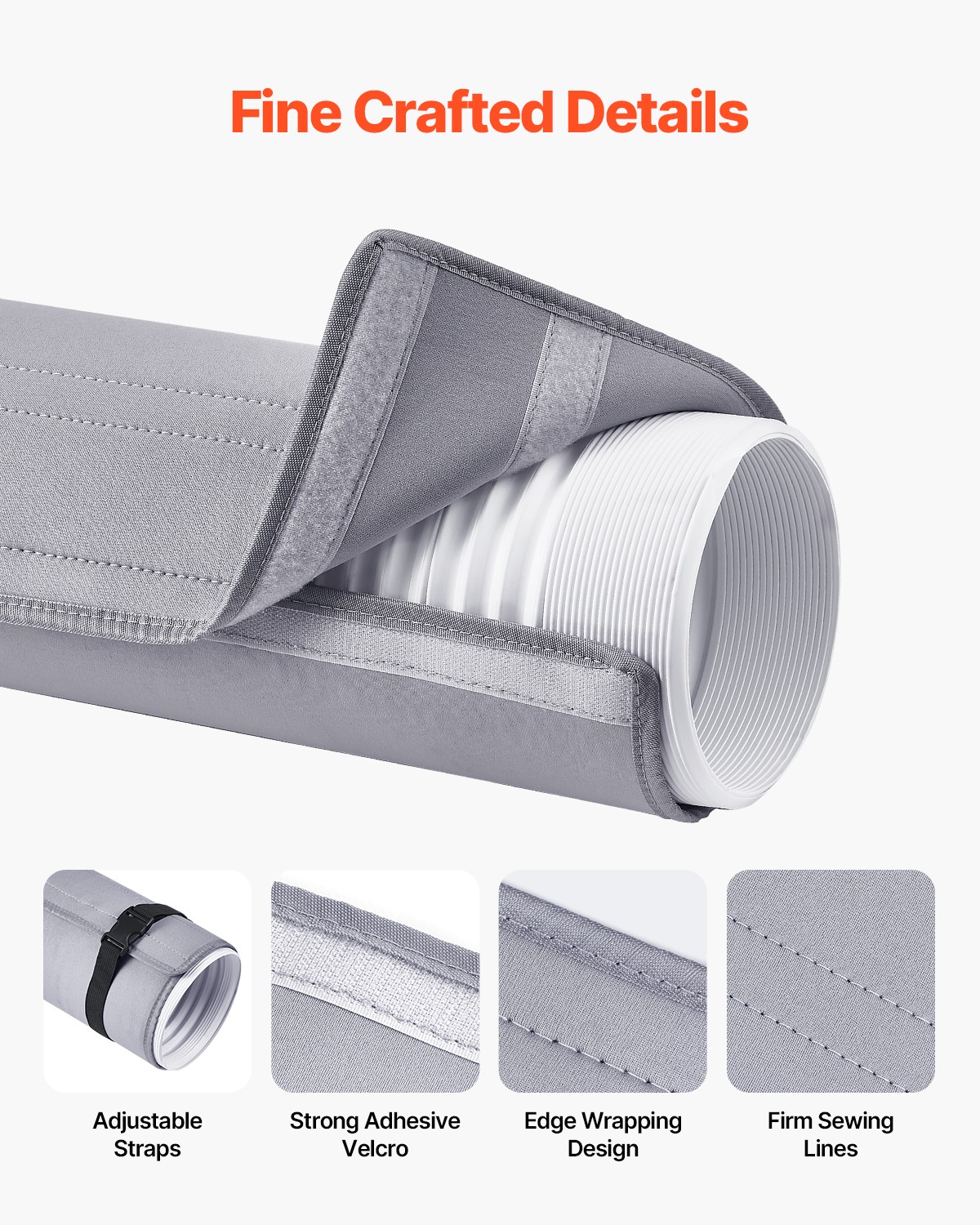 Portable Air Conditioner Hose Cover Wrap Insulation Universal Duct Hose Sleeve