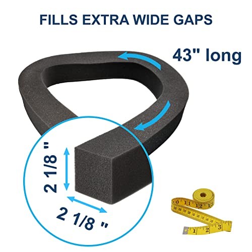 Foam Window Air Conditioner Weatherstrip Insulating Strip Seal, 2 1/8-Inch x