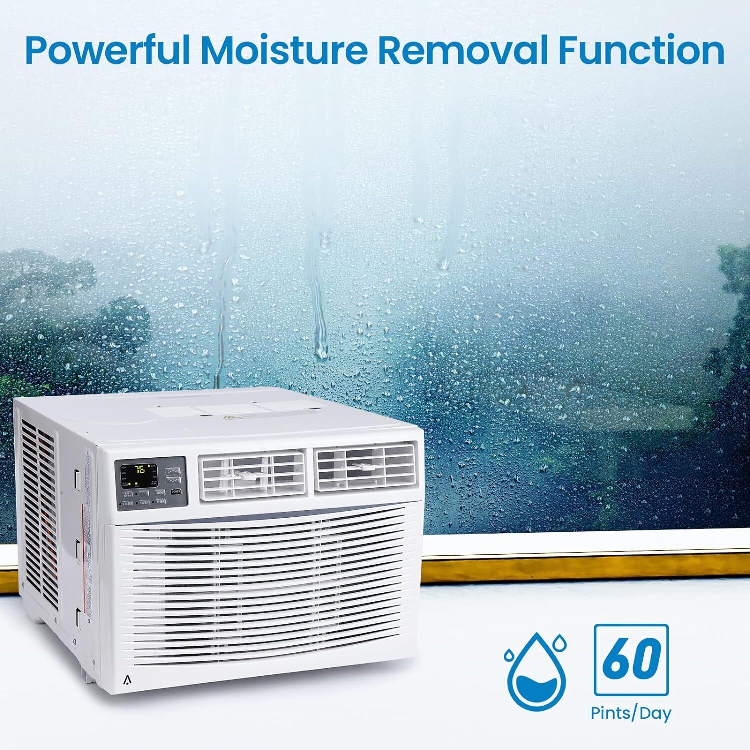 10000Btus Window Air Conditioner With Smart App Control & Dehumidification & Fan
