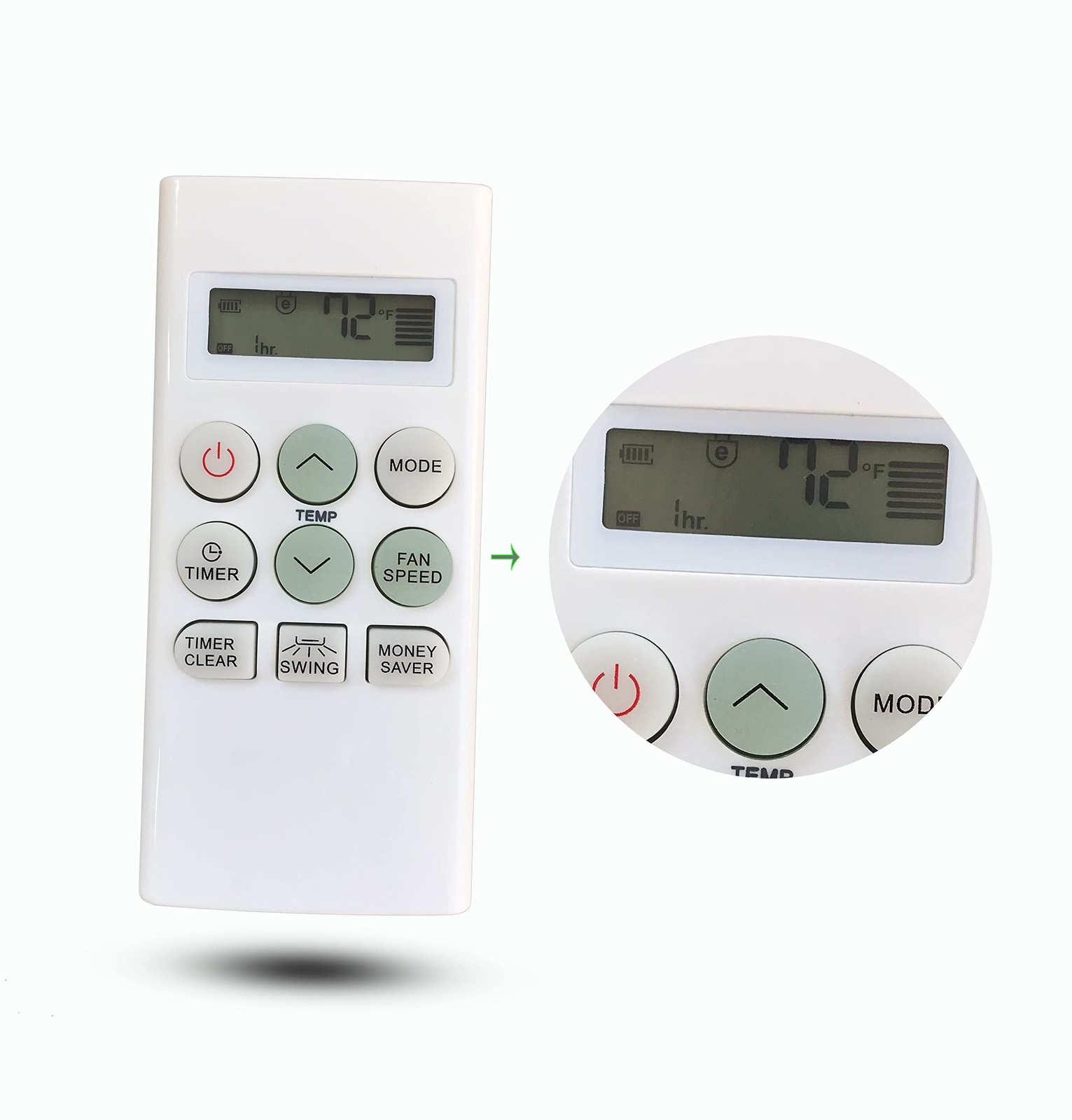 Replacement Remote Control AKB73756214 for Friedrich Air Conditioner AKB73756…