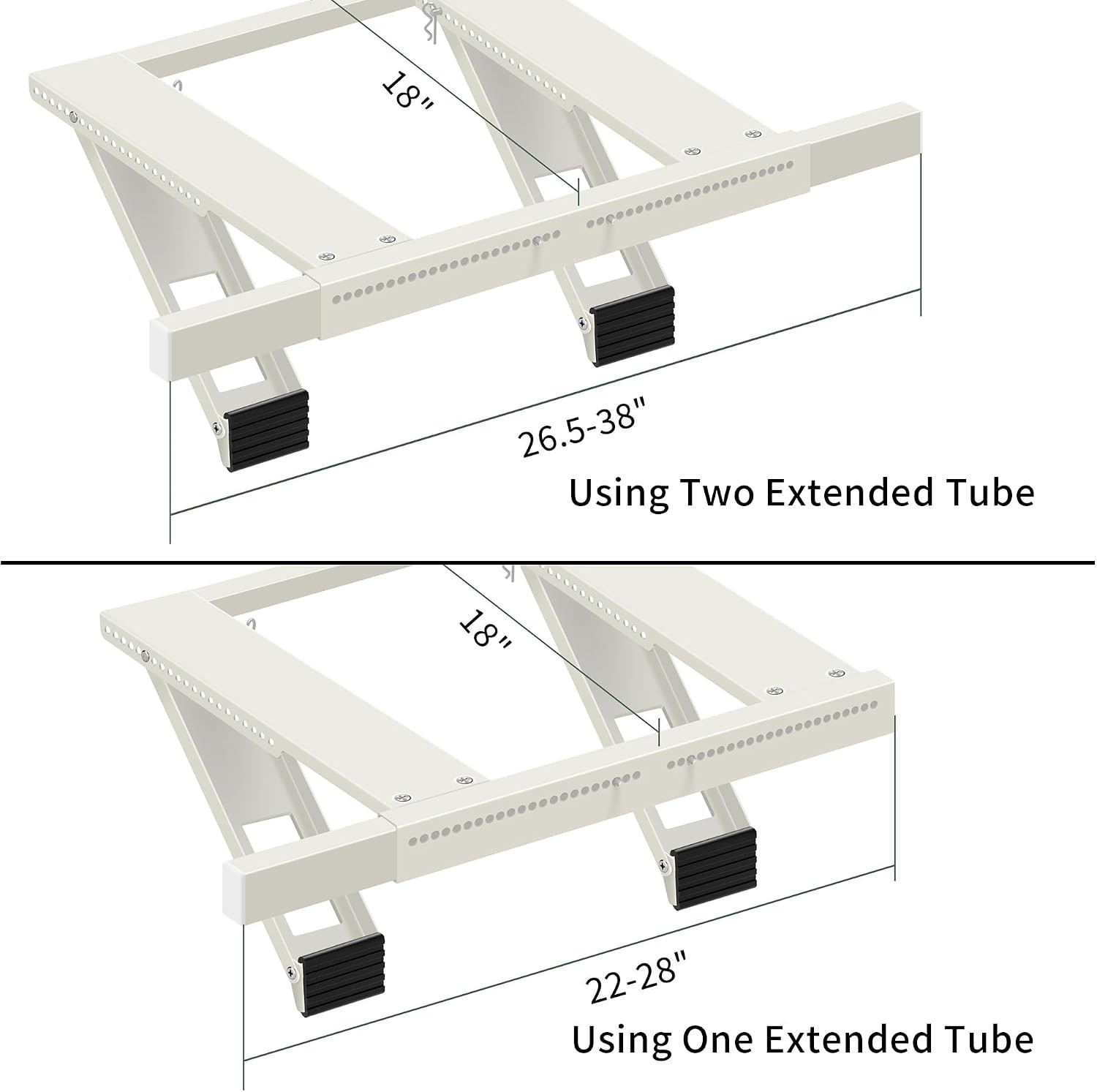 Window AC Bracket No Drill Air Conditioner Support to 200Lbs | No Drill Ac Suppo