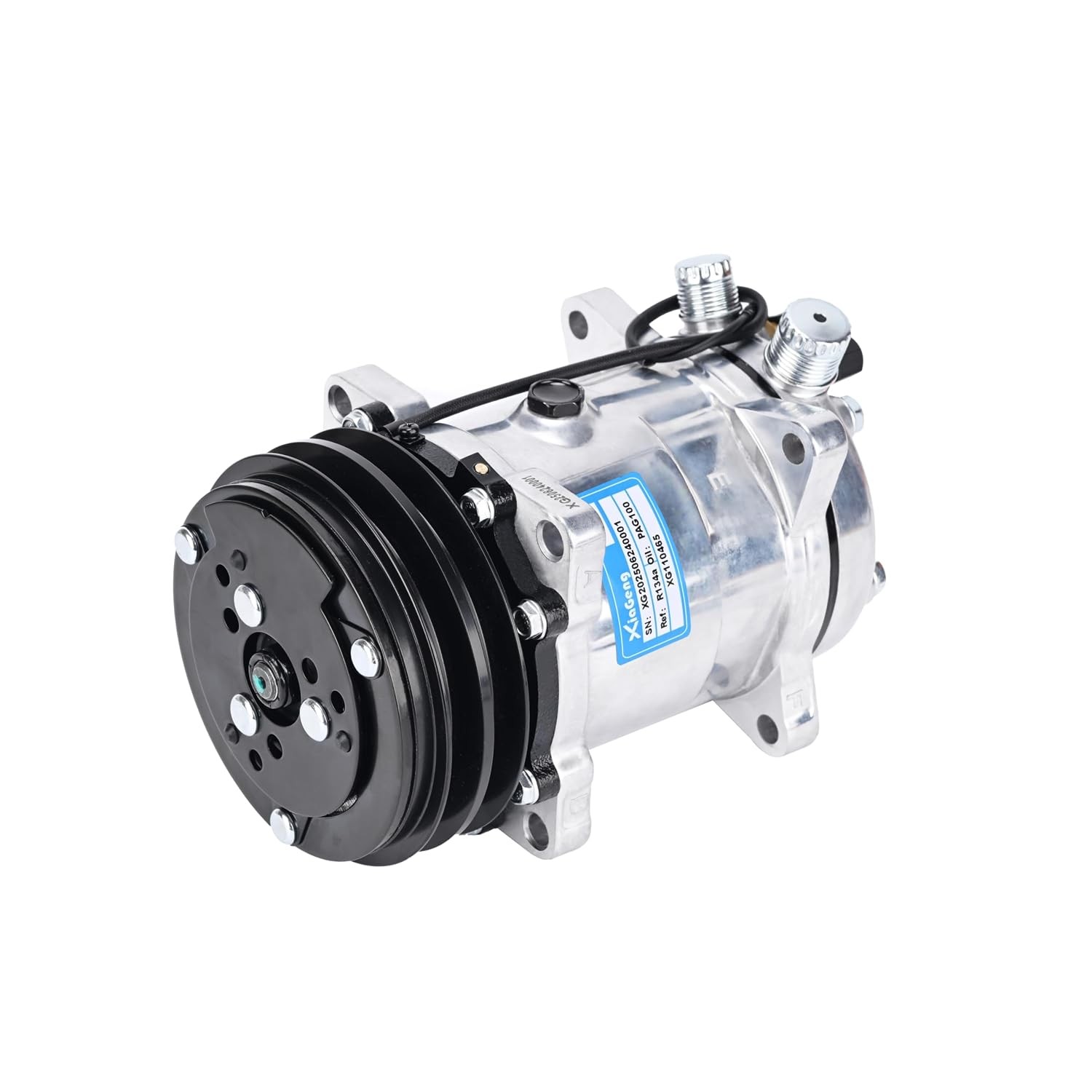 Universal AC Compressor with Clutch 2 Grooves Sanden 508 Air Conditioner