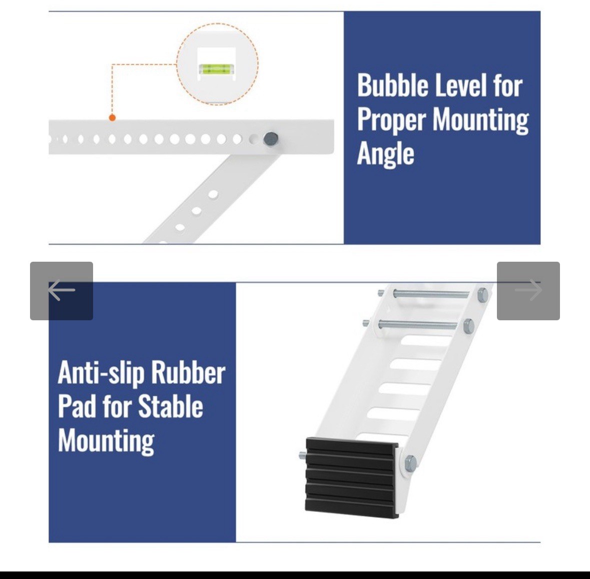 New! Universal AC Air Conditioner Heavy Duty Steel window bracket.