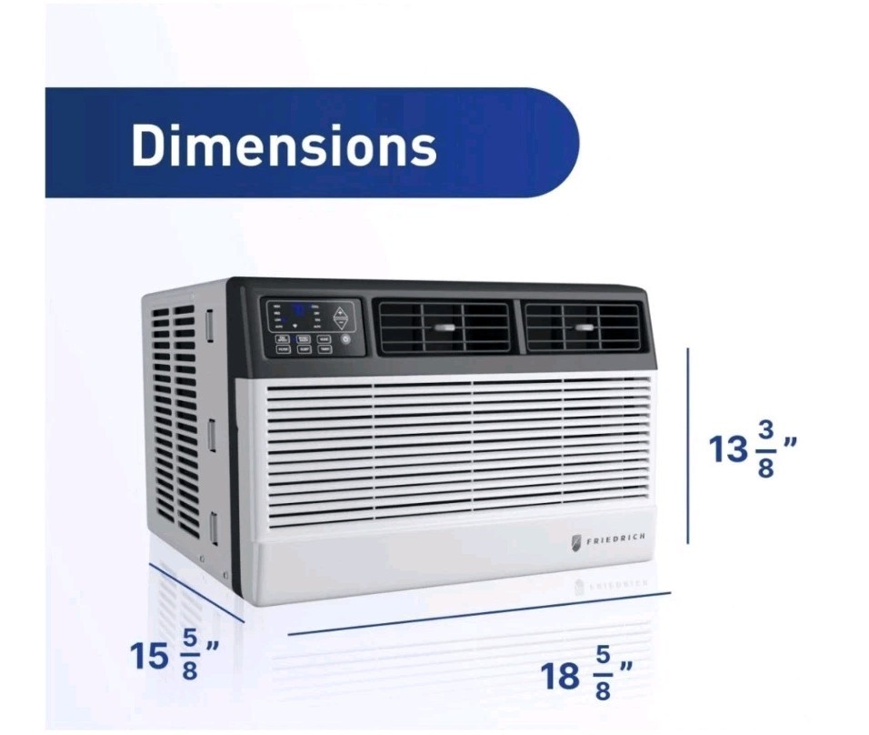 Friedrich CCF06B10C Chill Premier 6000 BTU Smart WiFi White Room Air Conditioner