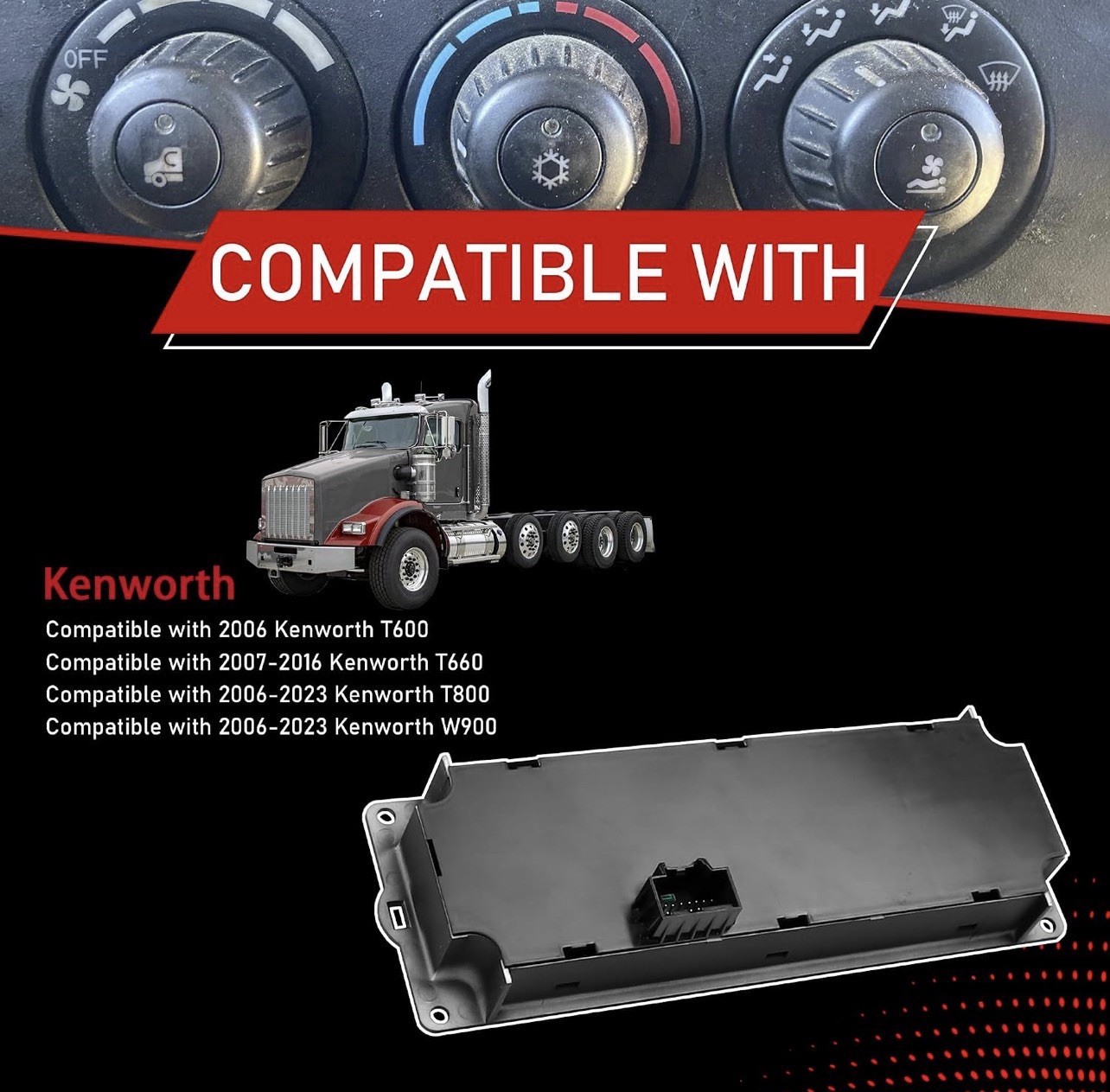 F21-1013-11-000 Climate Control Module Fit for Kenworth Truck T600 T660 T800