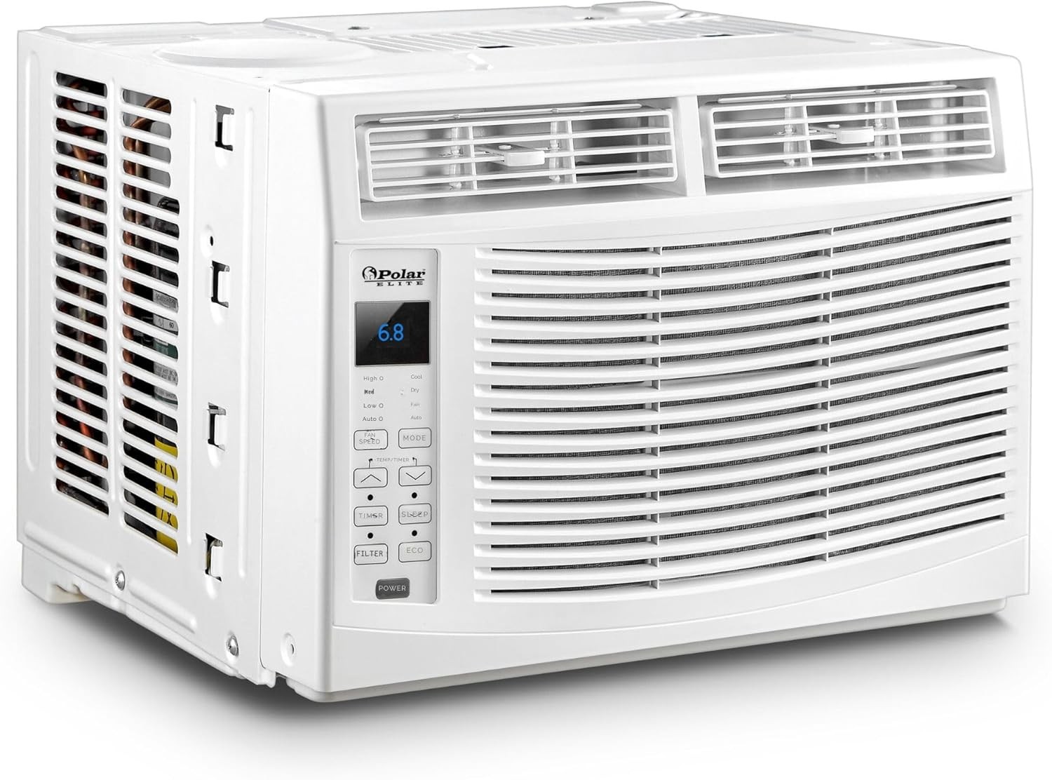 Polar Elite 6,000 BTU Window Air Conditioner, Cools Up to 250 Sq. Ft., Remote