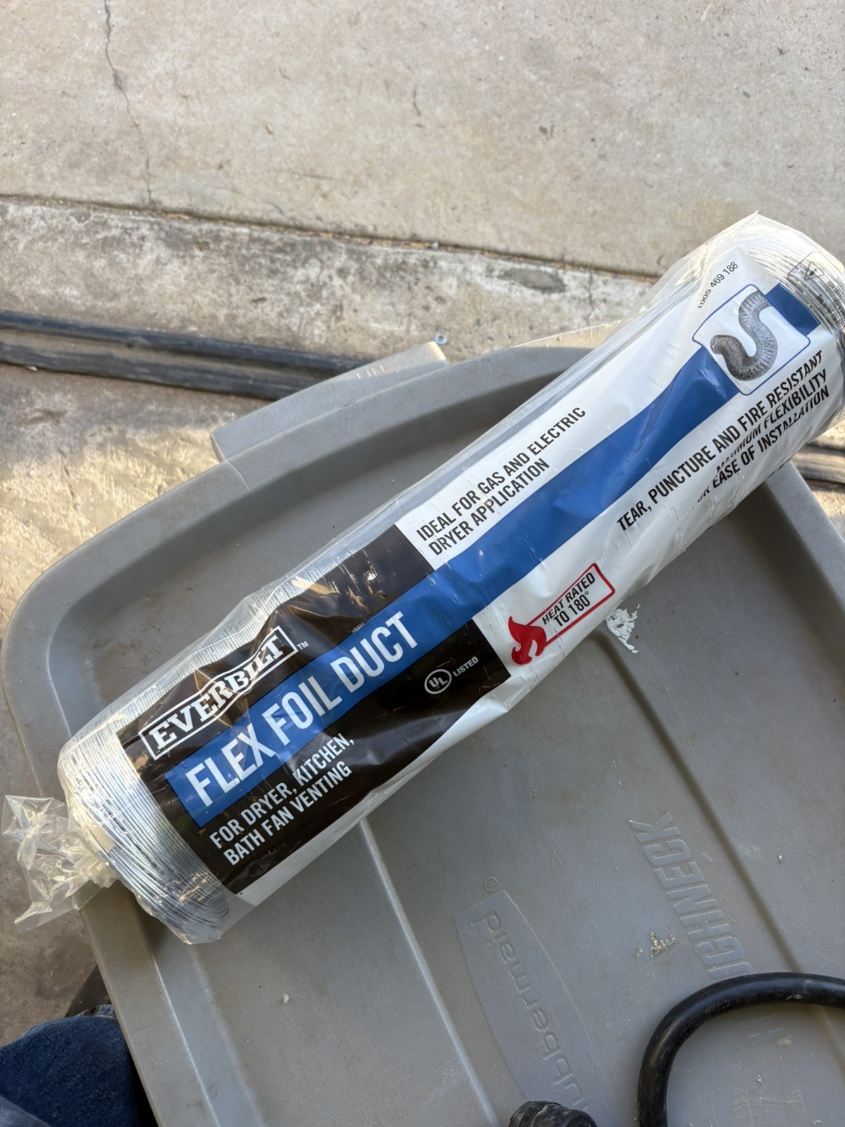Everbilt TD425PHD 4 in. x 25 ft. Flexible Foil Duct