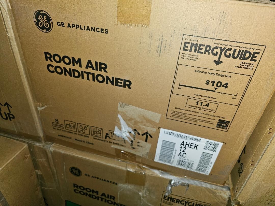 GE AHEK12AC 12,000 BTU Smart Electronic Window Air Conditioner 550 sq. ft.