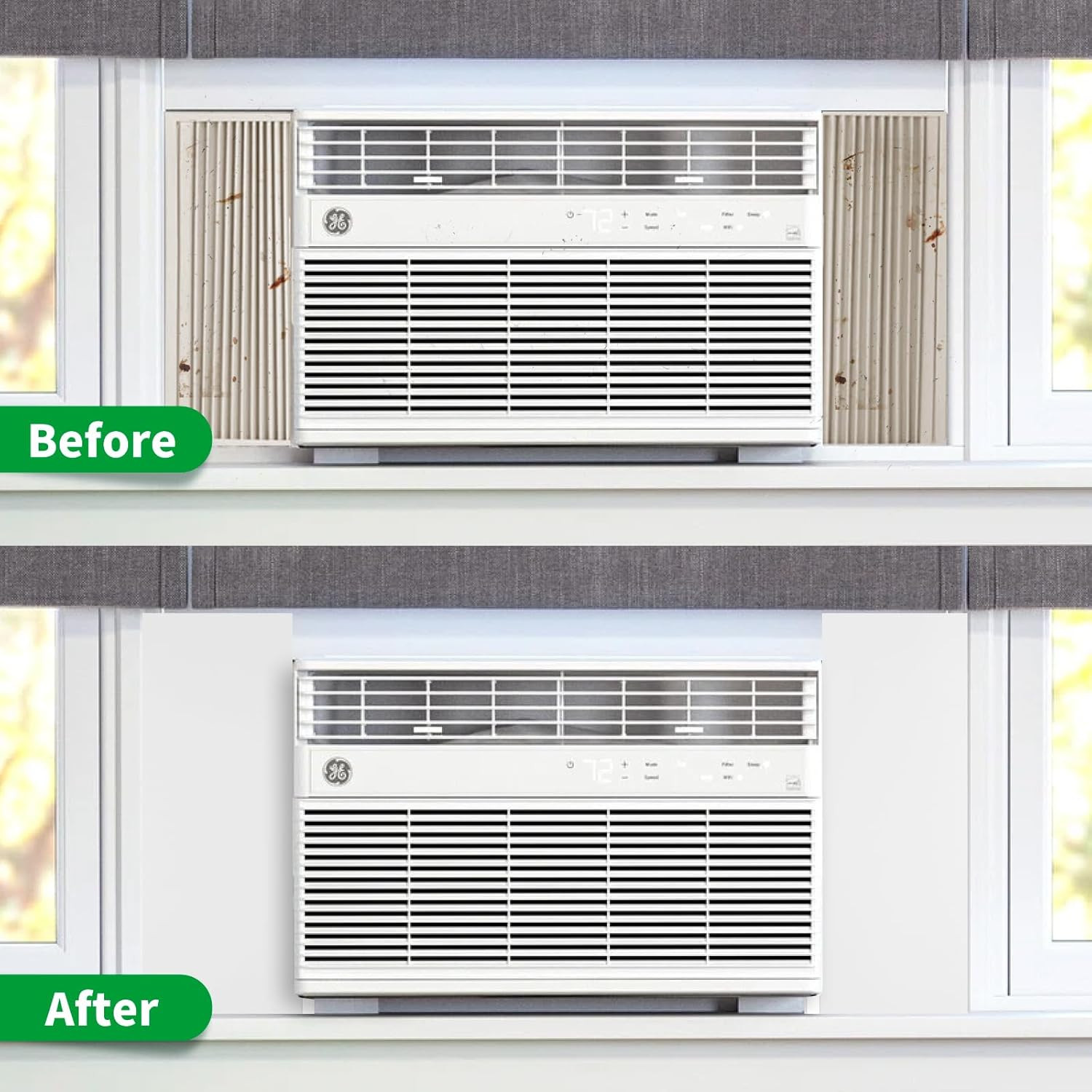 Window AC Side Insulated Foam Panels, Window Air Conditioner Seal Insulation Pan