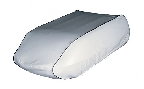RV Air Conditioner Cover 26 Inch White Vinyl UV Protection Draw Cord Rooftop