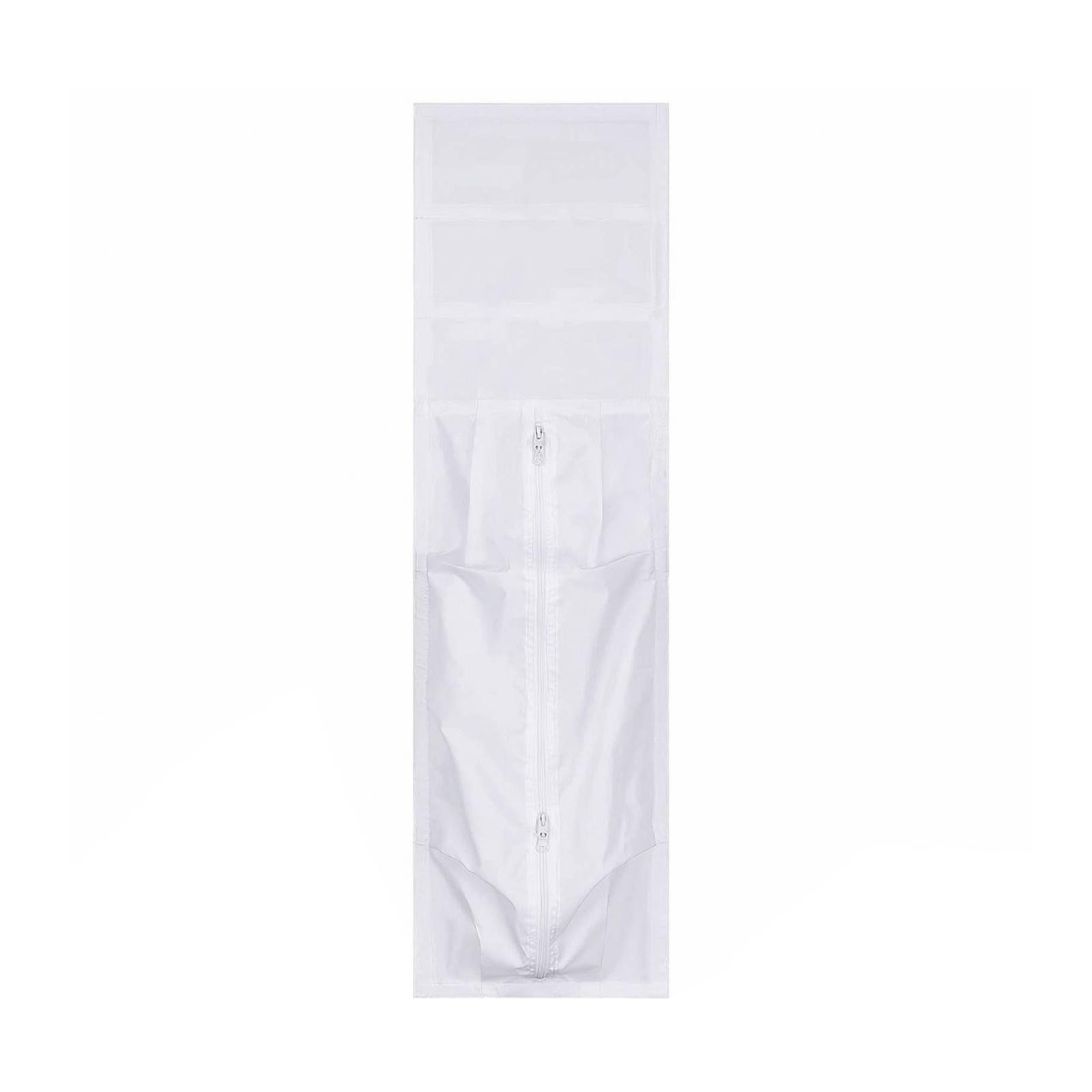 Window Barrier Panel Zippered Air Conditioner Window Barrier with Zipper