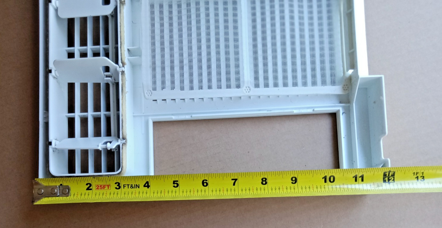 GE Room Air Conditioner AHW06LZW1 – Front Panel WJ71X23860 and Filter