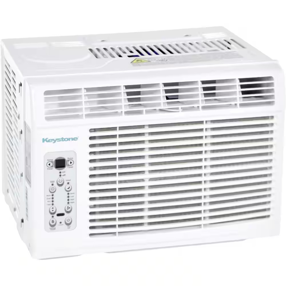 12,000/11,600 BTU 230V Window Air Conditioner with 11,000 BTU Supplemental Heat