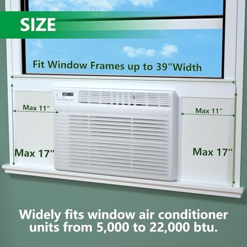 Window Air Conditioner Side Insulated Panel, Wintersummer Winter Heat and Draft