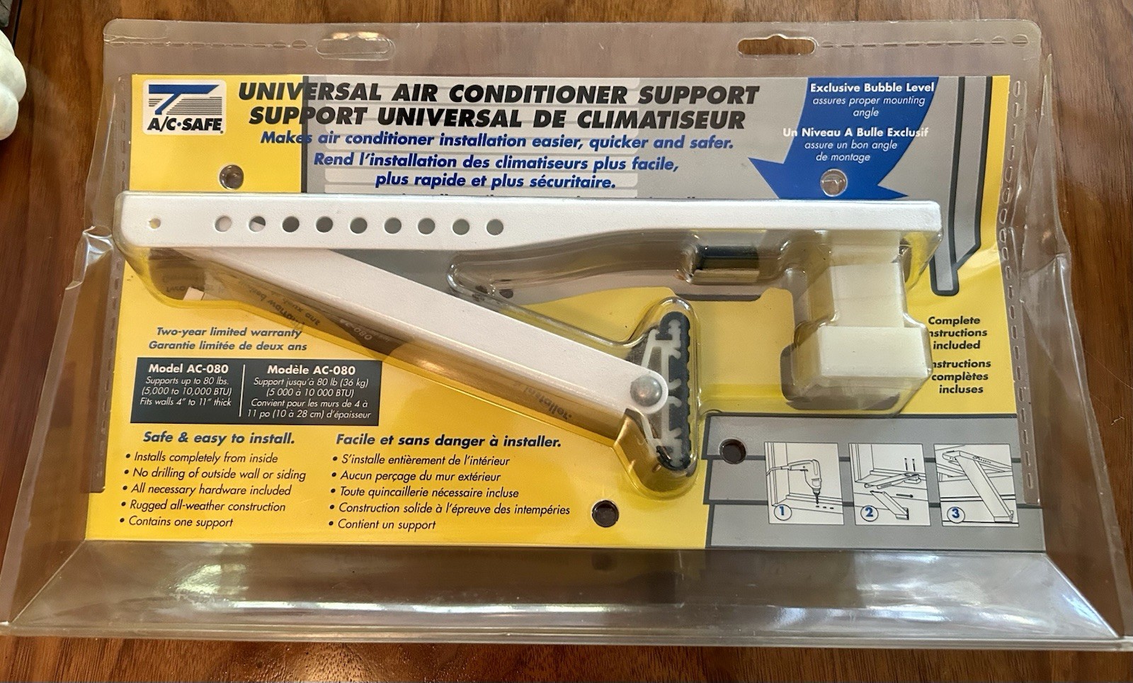 2 A/C Safe Universal Air Conditioner Supports Model AC-080 New Sealed Mount Brac