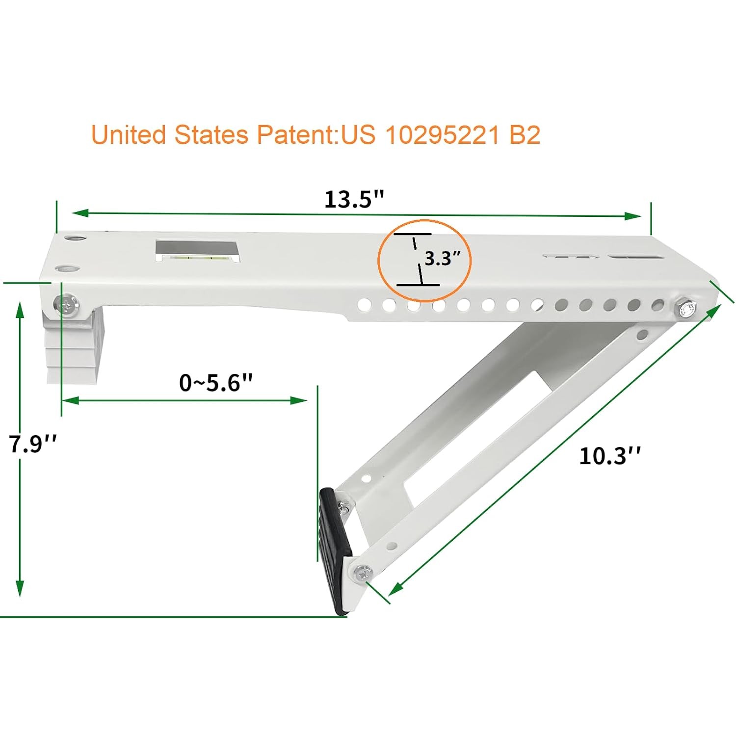 Air Conditioner Brackets for Windows, Window AC Bracket,Universal AC Support Bra