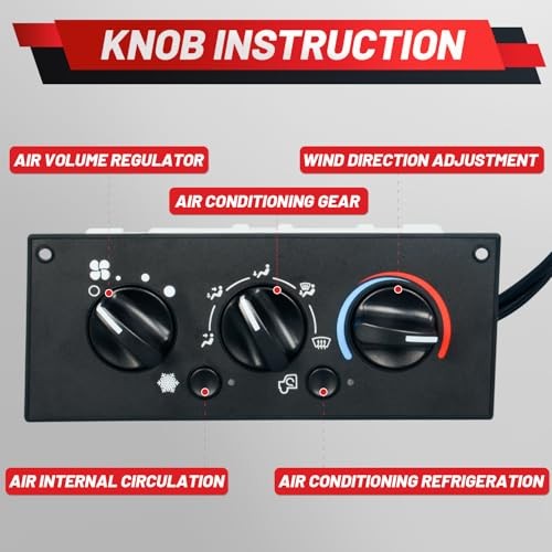 Upgraded AC Heater Climate Control Module Compatible with Kenworth W900 T800
