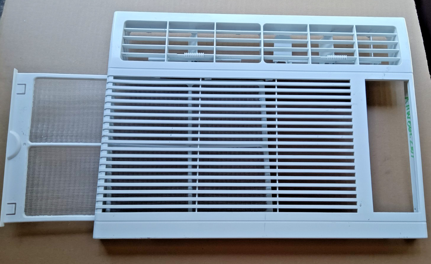GE Room Air Conditioner AHW06LZW1 – Front Panel WJ71X23860 and Filter