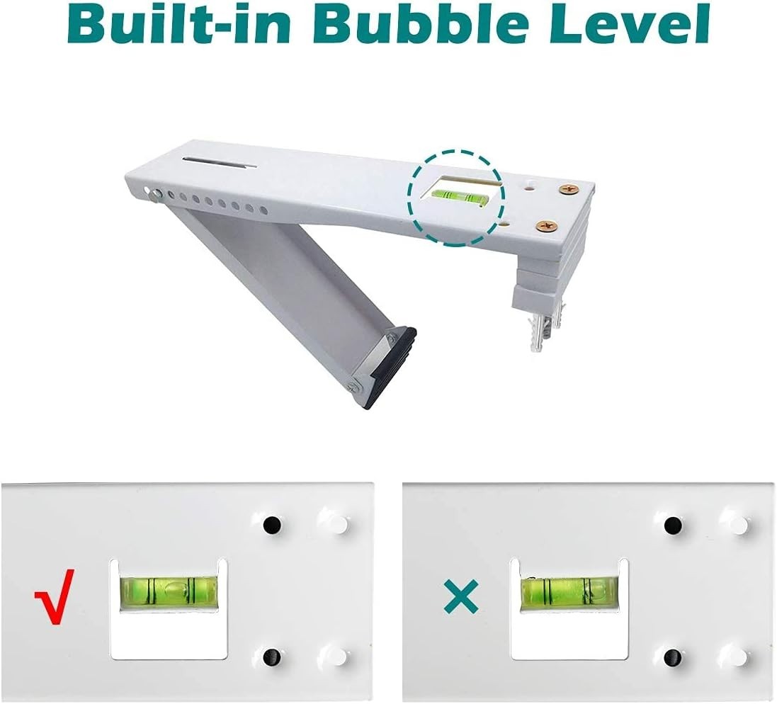 Heavy-Duty Window AC Support Bracket — Supports Up to 85lbs, Easy Indoor Install