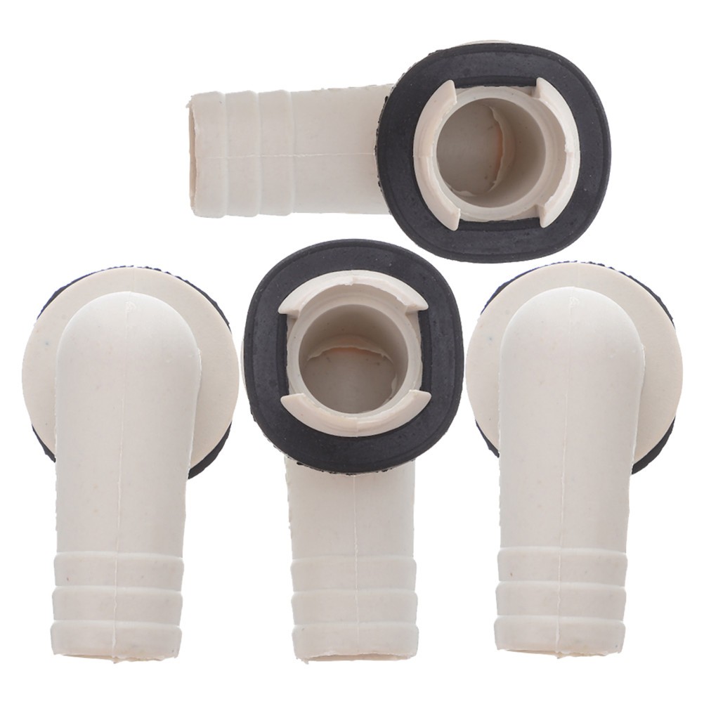 4 Pcs Air Conditioner Water Drain Tube Condensate Connector Ac Unit