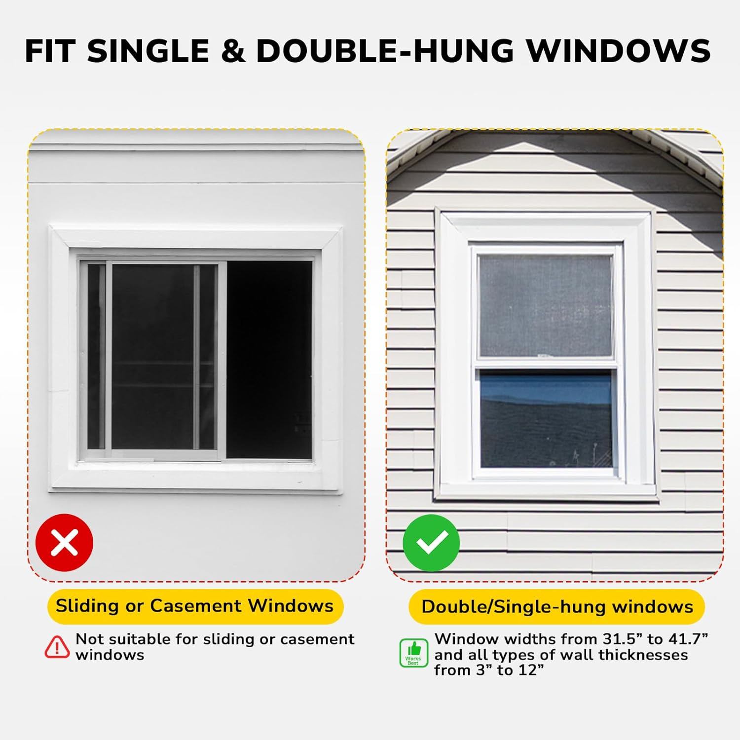 Window Air Conditioner Support Bracket No Drilling, No Tools, Window AC Bracket,