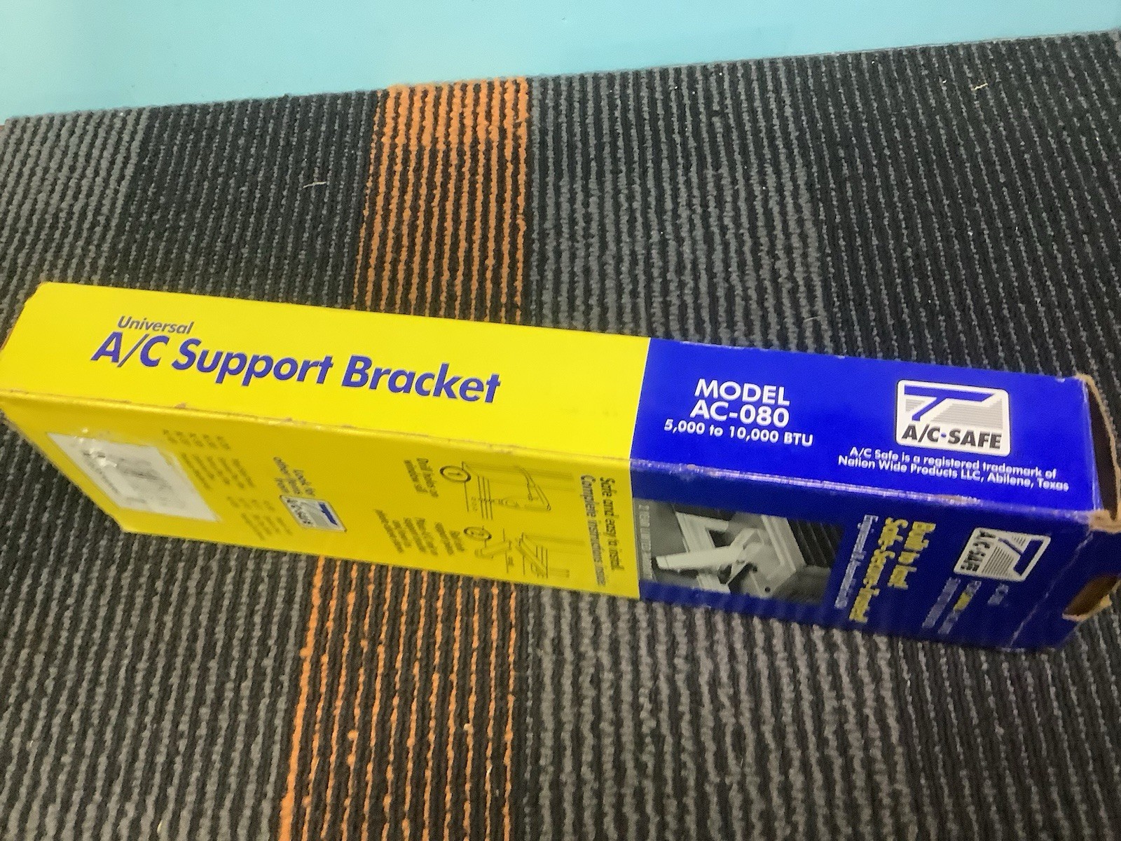 A/C Safe AC-080 Window Air Conditioner Support Bracket for Small Units to 80 lbs