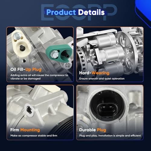 AC Compressor 2014-2022 for Toyota Corolla 1.8L Fast Cooling | 2017-2018 for