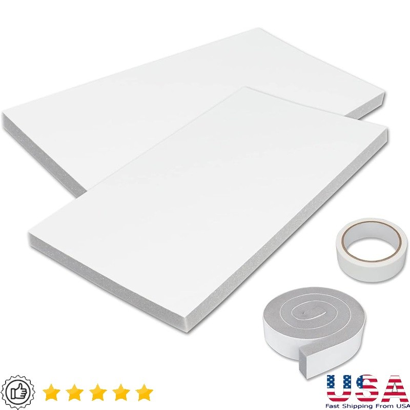 AC Window Foam Insulation Panels Kit 5000-22000 BTU Units Noise Dust Seal New