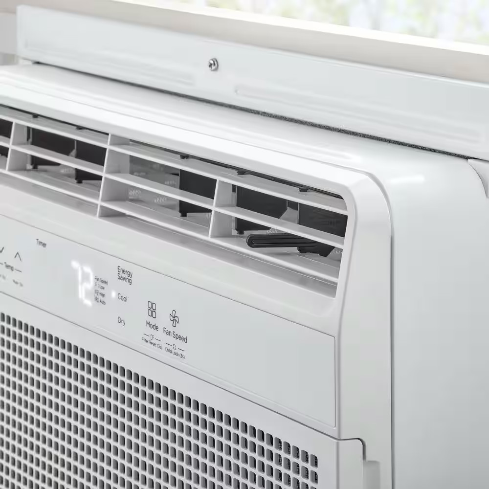 5,000 BTU 115-Volt Window Air Conditioner 150 Sq. Ft. Rooms with Remote in White