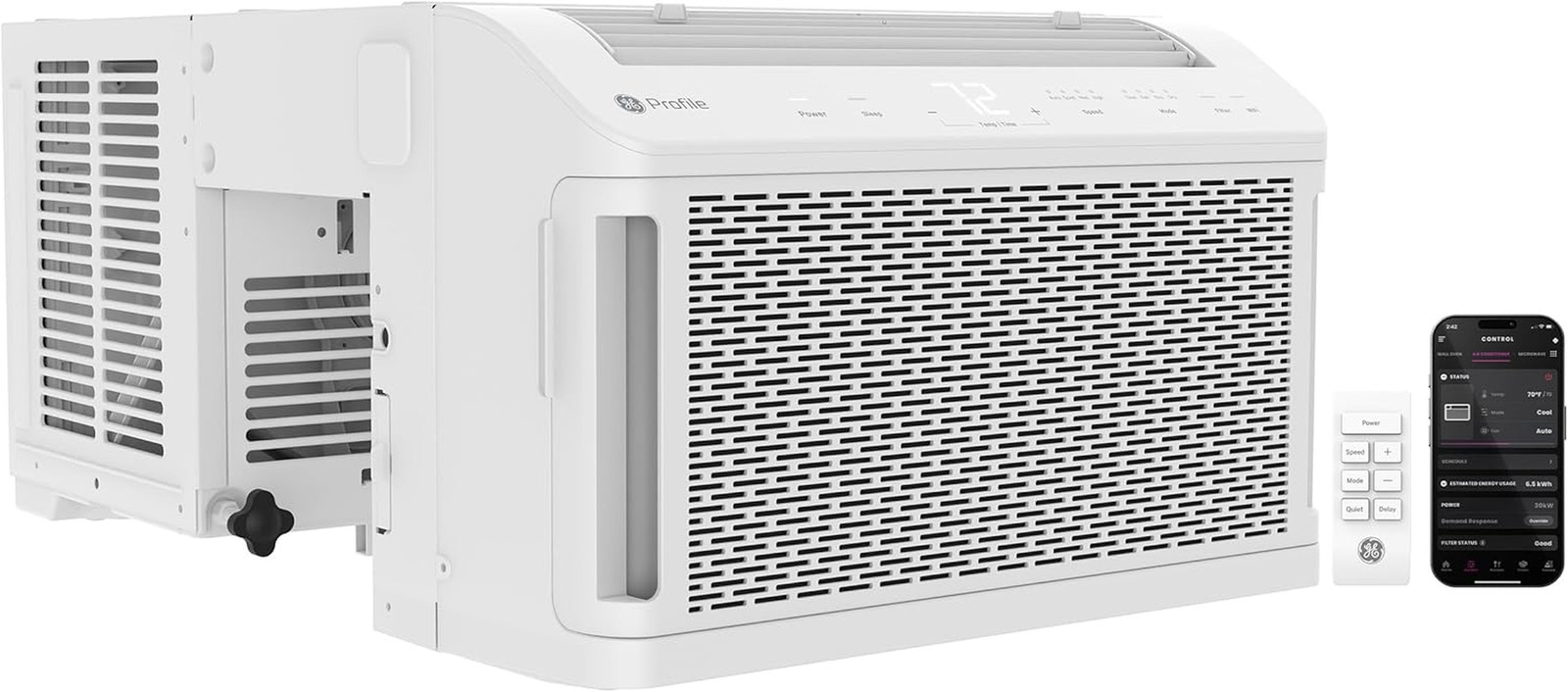GE Profile Clearview Window Air Conditioner Unit, ,300 BTU, Energy Efficient Coo